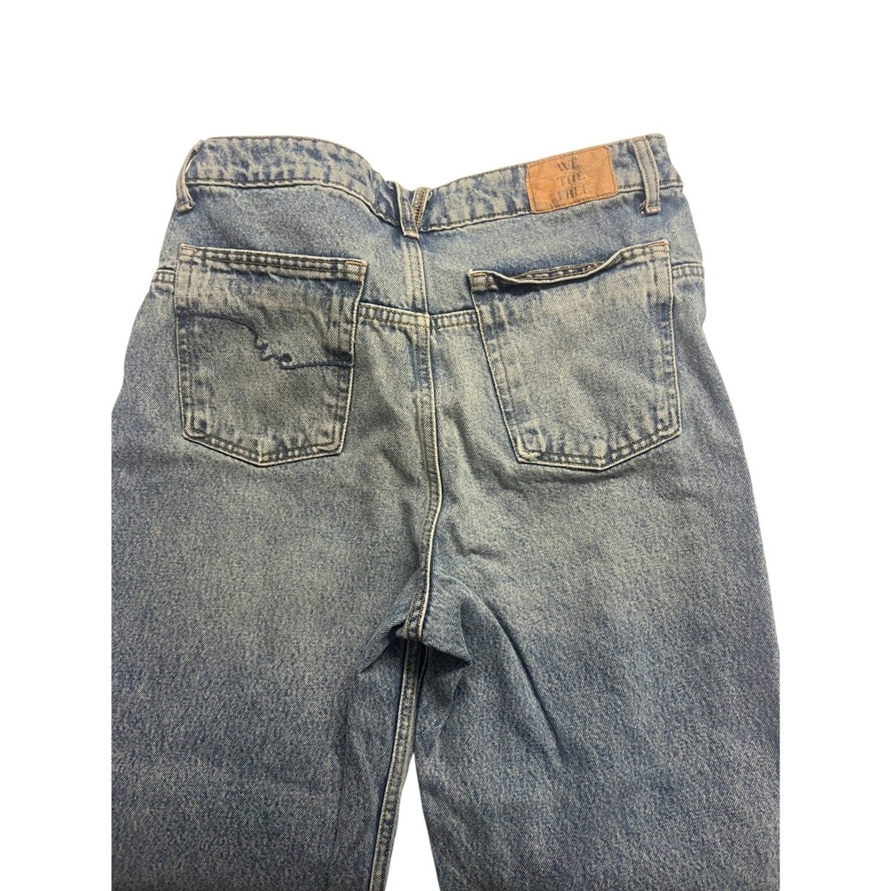 We The Free Deep Trance Dropped Boyfriend Jeans 29 Medium Wash Denim Baggy - Picture 4 of 14